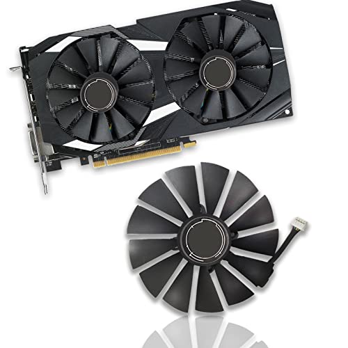 Dotodo New 95MM PLD10010S12H Cooler Fan For ASUS ROG STRIX Dual RX 470 570 For AMD RX470 RX570 Gaming Video Card Cooling Fan (Fan-single)