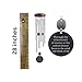 Memorial Wind Chime DIRECTLY Sent Gift Wind Chime Deep Tone 28 Inch In Sympathy Loss Silver in Memory of Loved One Listen to the Wind Memorial Garden Gift Wrapped/B