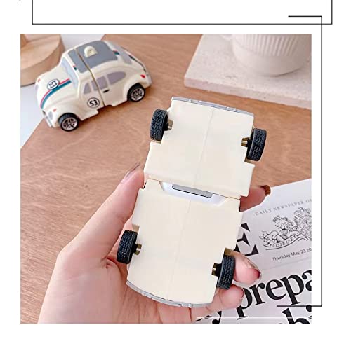 Lvanllf Classic Tpu Herbie Bug Headphone Case Compatible With Airpods Pro Cute Beetle Movie Die Cast Car Headphones Funny Cover For Boys Girls Women Best Gift #TOP3