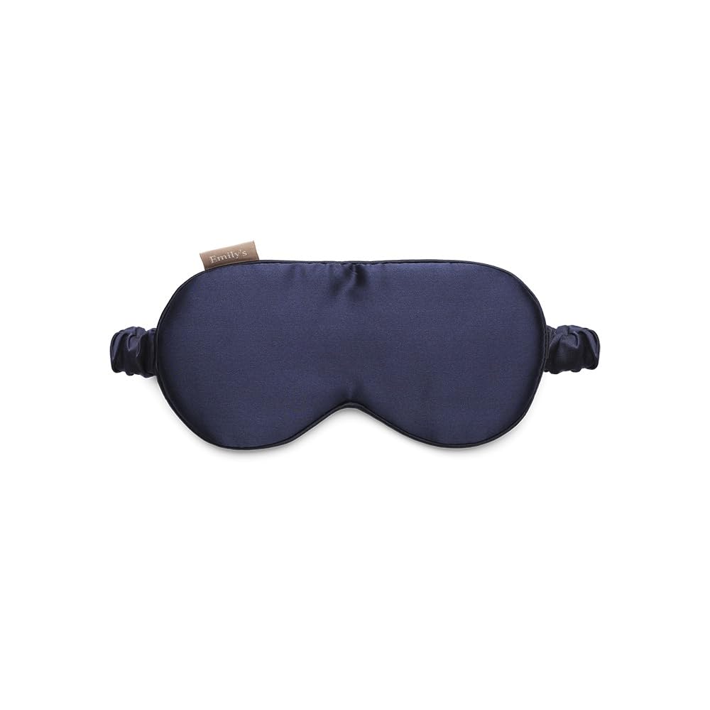 Masque de sommeil 100% pure soie - Bleu Nuit
