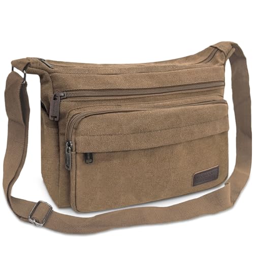 Aucuu Borsa a Tracolla, Borsa Tracolla Uomo, Messenger Crossbody Bag