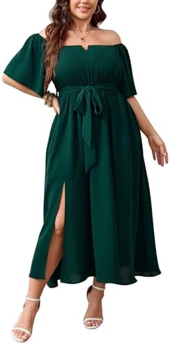 SCOMCHIC Womens Plus Size Formal Dresses