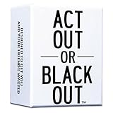 Act Out or Black Out - The Charades Party Game from the makers of Do or Drink for College, Camping,...