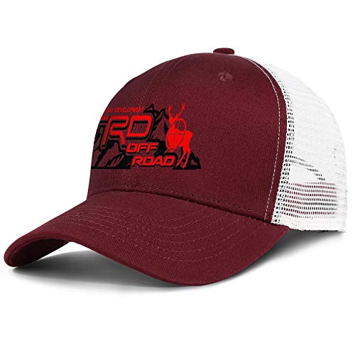 LYIN Off-Road-Mountain-Deer Mesh Baseball Caps Breathable Hip Hop Trucker Hats Unisex Adjustable
