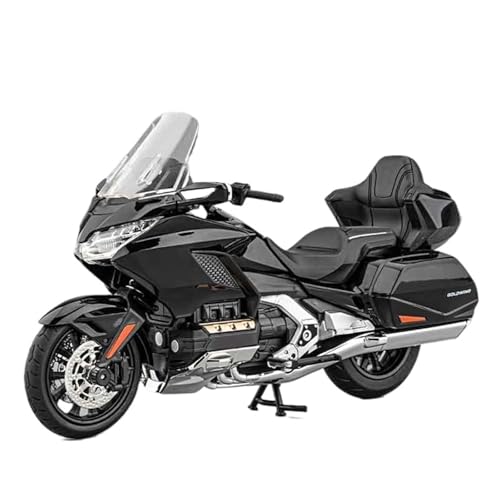 Moto Gold Wing GL1800 miniature 1:12 en alliage pour décoration de bureau