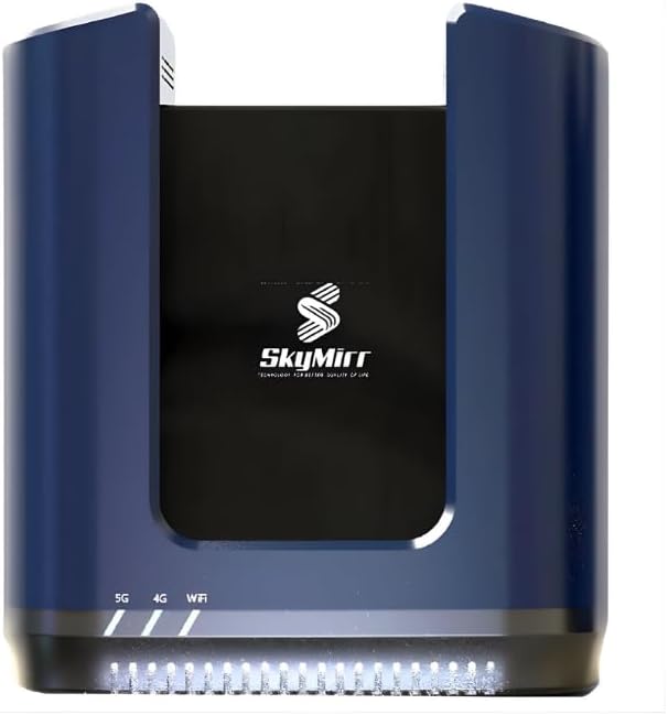 Sky5G Patented MulCaT-Powered Wireless Router - Wi-Fi 7 Quad-Band, 3.4Gbps, 42% Extended Range, 512 Devices, T-Mobile & T-Priority Certified for Office, Rural & Mission-Critical Internet