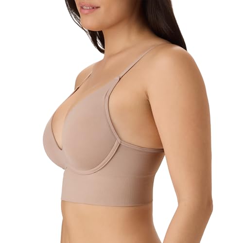 Image of Maidenform Women's Push-up Bra, M Seamless Lift Longline Bralettes Bras for Women, Seamless, Convertible (Plus Sizes, Too)