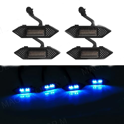Magic Colorm 4PCS LED Grille Lights para Toyota RAV4 2019 2020 2021 2022 Front Warning Grid Lamps Ce
