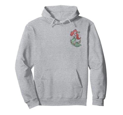 Pullover Hoodie Disney The Little Mermaid Ariel en molleton doux