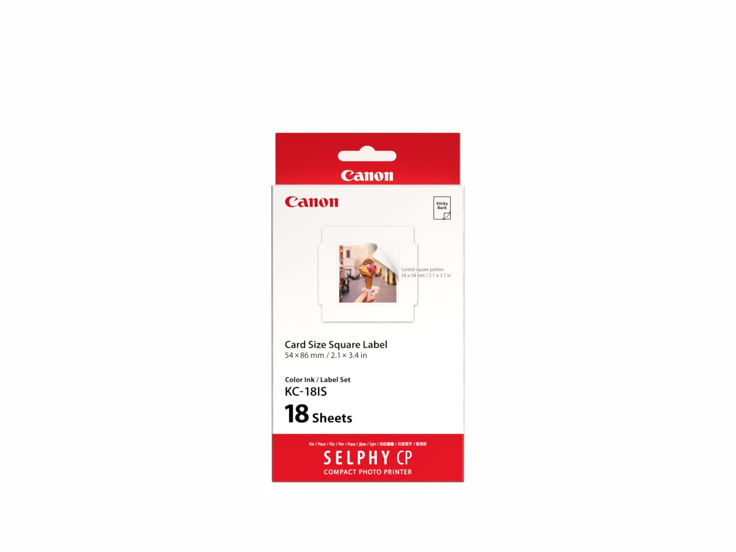 Amazon.com: Canon Office Products KC-18IS Card Size Sticker