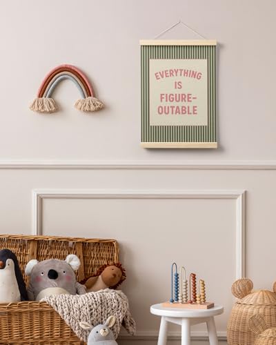 image for FGFK Everything Is Figureoutable Positive Affirmations Wall Art Poster