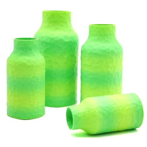 Image of Matte Rainbow Summer PLA 1.75mm 1kg 500mm /s High Speed 3D Printer Filament | Matte finish Gradient Green Cyan Hide layer lines Low warp No tangle Color Change 1kg spool 2.2lbs for Bambu Prusa AMS