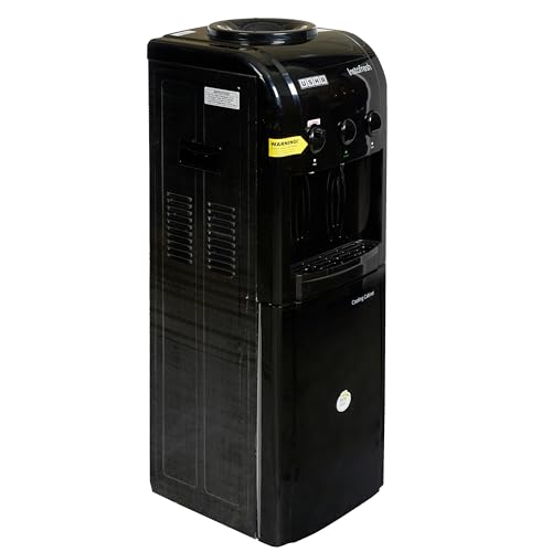 Image of USHA INSTAFRESH FS Jet Black 3 TAP (63HNCCCBL3FIFMV) with Cooling Cabinate-Bottled Water Dispenser
