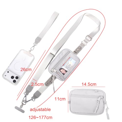 Bolsos de hombro de nailon con múltiples bolsillos y sistema de correa 3