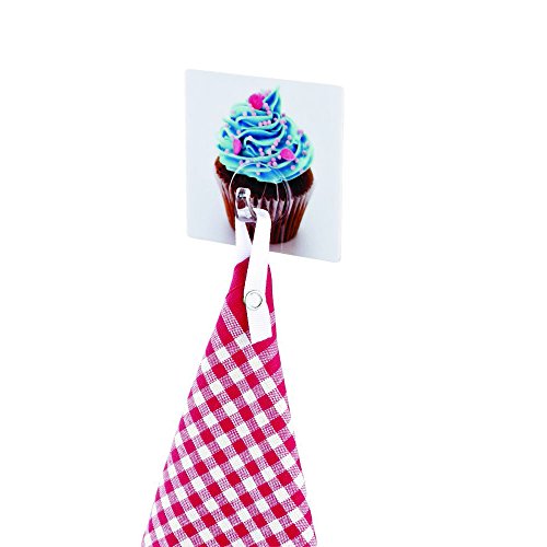 Static-Loc Gancho Removível de Parede Gancho Cupcake, Fixa sem Perfuração, Wenko, Multicor