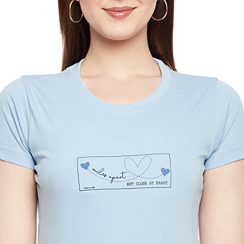 Image of Orewa Women by OKANE Women's Short Sleeve Printed Regular Fit T-Shirt