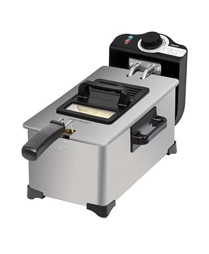 Cecotec Friteuse Électrique de 3L Cleanfry 3 L. 2000W,...