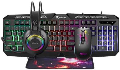 Canpay Oyuncular İçin 4'LÜ Premium Gaming Set LED RGB Klavye, LED RGB Kulaklık, LED RGB Mouse ve Pad Seti - Görsel 6
