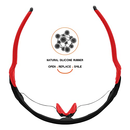 Image of Rubber Kits Earsocks and Nosepieces Compatible with Oakley Radar EV Path | Pitch | Radar EV Path Asian Fit