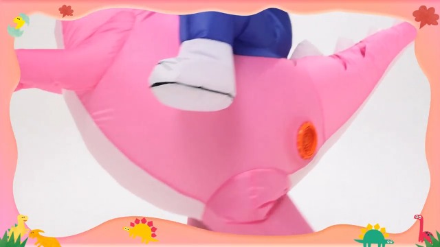 Disfraz Inflable de Dinosaurio para Niños miniatura 7