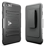 iPhone SE Case, CellBee [Rigid Metal] Dual Layer Holster (Built-in Credit Card Slot Clip) Case with Kickstand and Locking Belt Swivel Clip for iPhone SE,5S-Manufacturer Warranty(Heavy Duty)