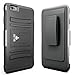 iPhone SE Case, CellBee [Rigid Metal] Dual Layer Holster (Built-in Credit Card Slot Clip) Case with Kickstand and Locking Belt Swivel Clip for iPhone SE,5S-Manufacturer Warranty(Heavy Duty)