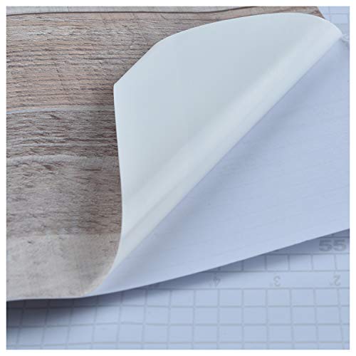 Art3D 120"X15.8" Peel And Stick Wallpaper - Decorative Self Adhesive Vinyl Film Wood Grain Wallpaper For Furniture Cabinet Countertop Shelf Paper, Brownish Shiplap Wallpaper #TOP4