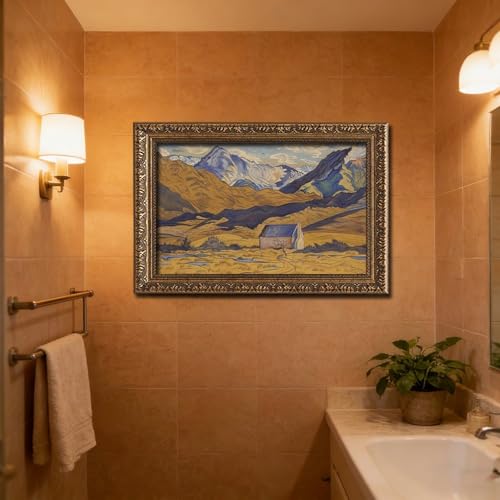 Paysage de montagne impression giclée Rita Angus toile décorative salon bureau - 6