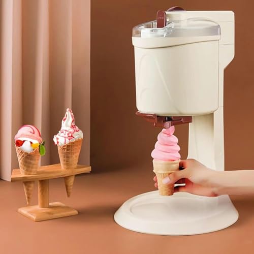 SXYKXYDL Mini-Eismaschine, Softeismaschine für Gefrorene Früchte, automatische Joghurt-Sorbet-Maschine für den Heimgebrauch, tragbarer Eismixer für Bar, Café, Party