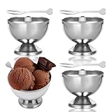 Dimensions: Bol à glace en acier inoxydable Versatile mesures 3,5 