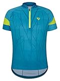 Ziener Jungen NANKEI Fahrradtrikot/Radtrikot - atmungsaktiv|schnelltrocknend|elastisch|funktionell, Blue Ocean, 128