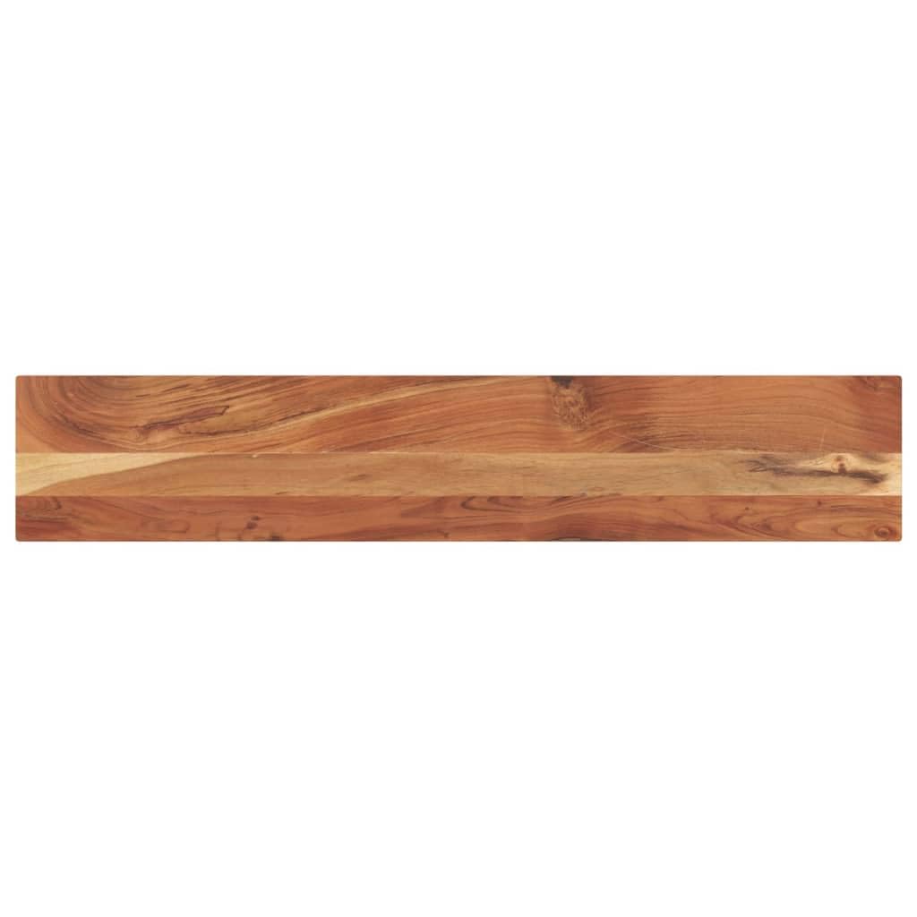 vidaXL Tischplatte, Holzplatte Rechteckig, Massivholzplatte für Bartisch Beistelltisch Esstisch, Ersatztischplatte, 180x20x2,5cm Akazienholz
