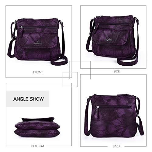Angel Kiss Crossbody Bags for Women PU Leather Shoulder Handbag Ladies Purses and Handbag with adjustable Strap4