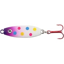 Northland Fishing Tackle Forage Minnow Ice Fishing Jigging Spoon Lure, for Walleye, Crappie, Bluegill, Trout, More, Assorted Sizes & Colors