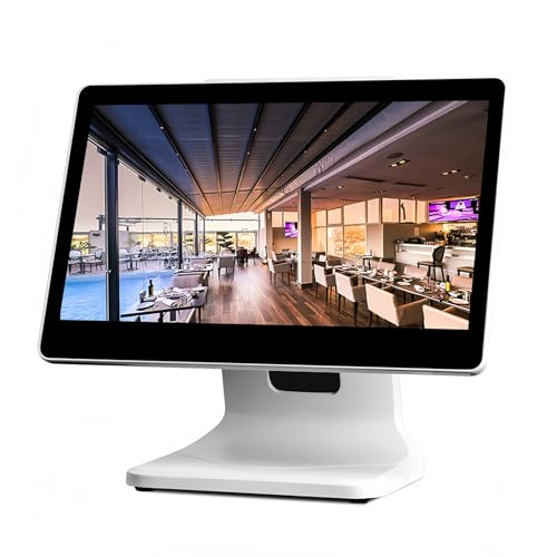 Image of i3-CPU 4G 15 Inch Touch Screen PC POS Systems - LCD Cash Register System, POS Cash Register with USB /VGA Port 1920 * 1080 HD Resolution, for Small Business Restaurants Retail