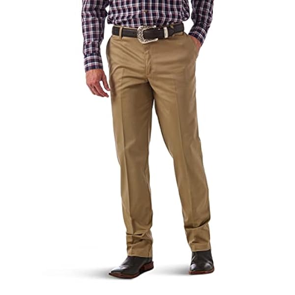 Wrangler Riata Flat Front Relaxed Fit Casual Pant Pantaloni Uomo