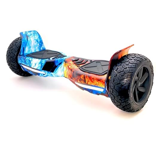Hoverboard Self Balancing Scooter 8.5" for Adult and Kids with LED Light (RED & BLUE)