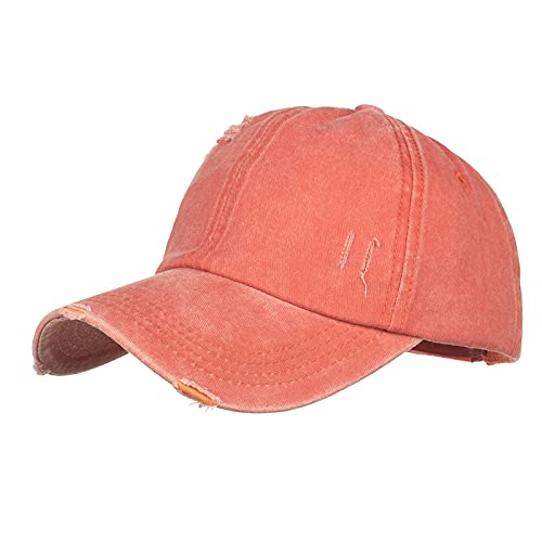 Gorro negro sin mujer sombrero transpirable Hop ajustable playa sol cadera béisbol gorras de béisbol sombrero seda noche, naranja, Talla única