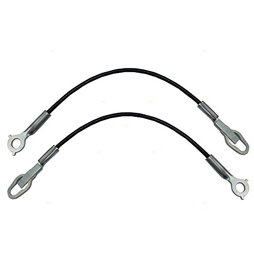AutoandArt Replacement Driver and Passenger Rear Tailgate Cables Compatible with 93-11 Pickup Truck 5L5Z 9943053 AA 5L5Z 9943052 AA