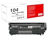 (1 Black) 104 Toner Cartridge Replacement for Canon imageCLASS D420 D480 MF4150d MF4270dn MF4350d MF4370dn MF4690 FAXPHONE L120 L90 Printer Toner.