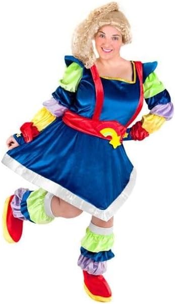 Adult Plus Size Rainbow Bright Inspired Costume