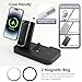 BOVIPO 4 in 1 Charging Station for Oura Ring Gen 4 Charger (Oura Ring Charger NOT Included), Fast Magnetic Charger for iPhone, Apple Watch, AirPods, Wireless Charger for Samsung Galaxy