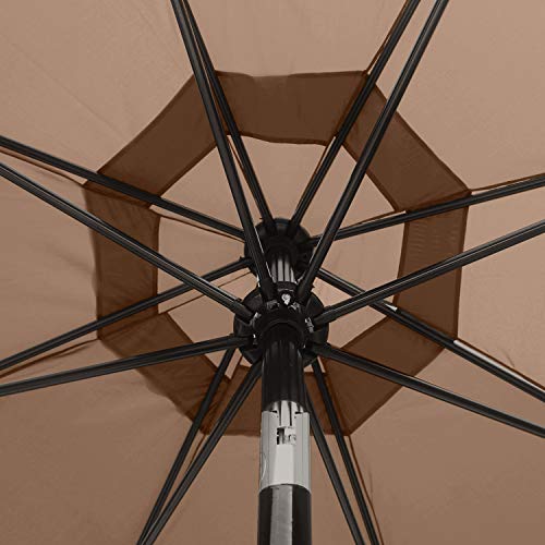 ABCCANOPY 2.3M Sonnenschirm Ersatzdach Patioschirm Marketschirm Ersatz Baldachin mit 8 Rippen,Khaki – Bild 4