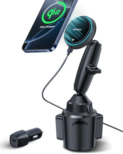 Caricatore Wireless Auto APPS2Car 15W Con Raffreddamento Per IPhone MagSafe
