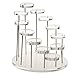 Produktbild Baoblaze Tower Acryl Schmuck Ring Stand Display Organizer Halter Drehbare Ablage - klar