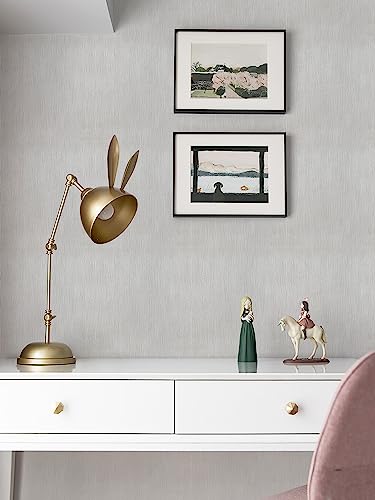 Heroad Brand Grey And Sliver Peel And Stick Wallpaper Grey Wood Contact Paper Removable Wood Wallpaper Thicken Textured For Table Cabinets Countertops Self-Adhesive Waterproof Vinyl Rolls 78.7”X17.5” #TOP5