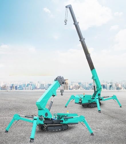 High-Capacity Mobile Crane with Remote Control – Versatile Hydraulic Boom Crane with Telescopic Arm Portable Mobile Crane for Construction, Mining, and Heavy Lifting Projects