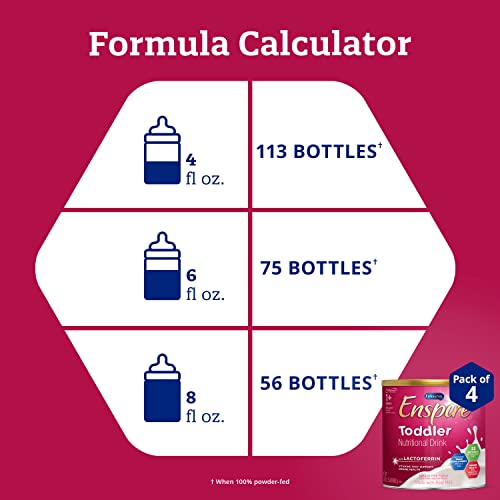 Enfagrow Enspire Toddler Nutritional Drink, Natural Milk, 24 Ounce (Pack of 4)