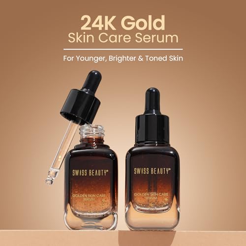Swiss Beauty 24K Gold Lightweight Skin Care Serum | With Honey & Niacinamide | Reduce fine lines and wrinkles, gives radiant glow | For all skin... - Image 2