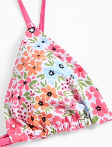 Image of ZAFUL Women's Triangle Bikini Floral String Bikini Set Two Piece Swimsuit Bathing Suits